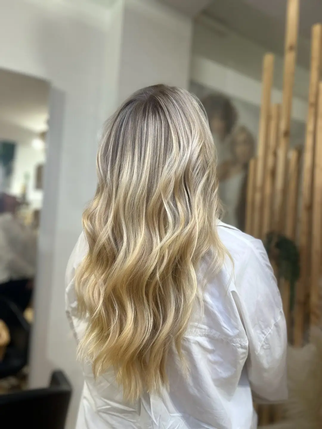 Balayage beige dore XOXO COIFFURE